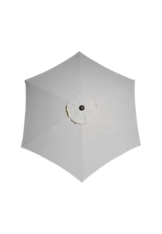 BUTLERS® SIESTA Sonnenschirm Mit Kurbel Ø180cm Hellgrau 6 BUTLERS® SIESTA Sonnenschirm Mit Kurbel Ø180cm Hellgrau – Bild 6