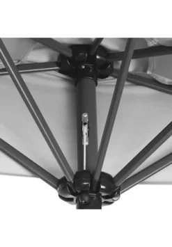 BUTLERS® SIESTA Sonnenschirm Mit Kurbel Ø180cm Hellgrau 19 BUTLERS® SIESTA Sonnenschirm Mit Kurbel Ø180cm Hellgrau -Wohn Esszimmer Geschaft unnamed file 1199