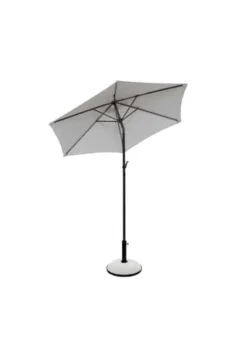 BUTLERS® SIESTA Sonnenschirm Mit Kurbel Ø180cm Hellgrau 21 BUTLERS® SIESTA Sonnenschirm Mit Kurbel Ø180cm Hellgrau -Wohn Esszimmer Geschaft unnamed file 1201