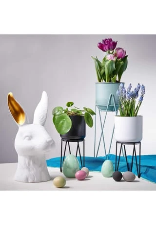 BUTLERS® PLANTA Pflanztopf Mit Gestell Höhe 28cm 2 BUTLERS® PLANTA Pflanztopf Mit Gestell Höhe 28cm – Bild 2