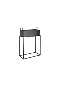 BUTLERS® PLANTA Pflanzkasten Mit Gestell B 45 X T 21cm Schwarz