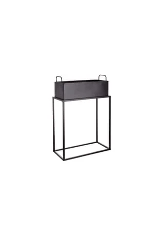 BUTLERS® PLANTA Pflanzkasten Mit Gestell B 45 X T 21cm Schwarz -Wohn Esszimmer Geschaft unnamed file 2157