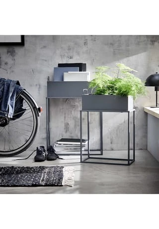 BUTLERS® PLANTA Pflanzkasten Mit Gestell B 55 X T 25cm Grau 2 BUTLERS® PLANTA Pflanzkasten Mit Gestell B 55 X T 25cm Grau – Bild 2