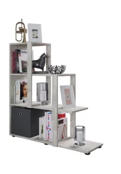 VCM. - My Home Holz Stand Treppenregal Stufenregal Standregal Raumteiler Bücherregal Slando Gesamt: Breite 105cm, Höhe 106cm, Tiefe 33cm