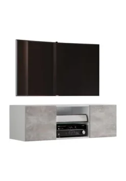 VCM. - My Media Holz TV Wandboard Hänge Lowboard Fernsehschrank Hängend Wandschrank Tisch Jusa
