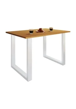 VCM. - My Home Premium Holz Esstisch Küchentisch Speisetisch Tisch Xona U Weiß