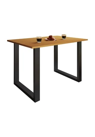 VCM. - My Home Premium Holz Esstisch Küchentisch Speisetisch Tisch Xona U Schwarz 1 VCM. - My Home Premium Holz Esstisch Küchentisch Speisetisch Tisch Xona U Schwarz