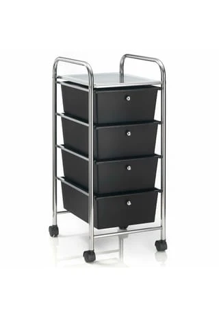 IDIMEX Rollcontainer Mit 4 Schubladen GINA Gesamt: Breite 33cm, Höhe 79cm, Tiefe 39cm 3 IDIMEX Rollcontainer Mit 4 Schubladen GINA Gesamt: Breite 33cm, Höhe 79cm, Tiefe 39cm – Bild 3