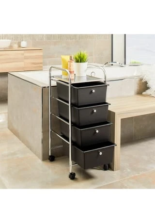 IDIMEX Rollcontainer Mit 4 Schubladen GINA Gesamt: Breite 33cm, Höhe 79cm, Tiefe 39cm 6 IDIMEX Rollcontainer Mit 4 Schubladen GINA Gesamt: Breite 33cm, Höhe 79cm, Tiefe 39cm – Bild 6