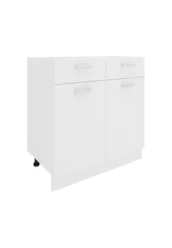 VCM. - My Home Küchenschrank Breite 80 Cm Schublade Unterschrank Küche Küchenmöbel Esilo Gesamt: Breite 60cm, Höhe 82cm, Tiefe 46cm