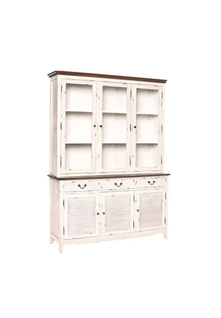 BUTLERS® CABOTT COVE Buffetschrank, 2-tlg. Mit Glastüren Gesamt: Breite 150cm, Höhe 206cm, Tiefe 44cm 1 BUTLERS® CABOTT COVE Buffetschrank, 2-tlg. Mit Glastüren Gesamt: Breite 150cm, Höhe 206cm, Tiefe 44cm