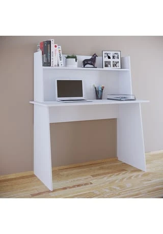 VCM. - My Office Holz Schreibtisch Büro Regal Hoher Computertisch Hoch Büroregal Masola Maxi A Gesamt: Breite 106cm, Höhe 50cm, Tiefe 26cm 3 VCM. - My Office Holz Schreibtisch Büro Regal Hoher Computertisch Hoch Büroregal Masola Maxi A Gesamt: Breite 106cm, Höhe 50cm, Tiefe 26cm – Bild 3