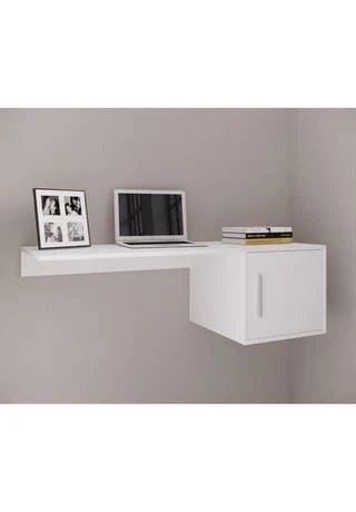 VCM. - My Office Holz Hänge Schreibtisch Wandschreibtisch Computertisch Wandmontage Homis Gesamt: Breite 110cm, Höhe 36cm, Tiefe 45cm 3 VCM. - My Office Holz Hänge Schreibtisch Wandschreibtisch Computertisch Wandmontage Homis Gesamt: Breite 110cm, Höhe 36cm, Tiefe 45cm – Bild 3