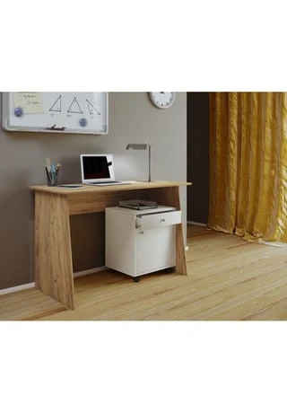 VCM. - My Office Holz Schreibtisch Computertisch Arbeitstisch Bürotisch Büro Tisch Masola Maxi Gesamt: Breite 110cm, Höhe 74cm, Tiefe 50cm 3 VCM. - My Office Holz Schreibtisch Computertisch Arbeitstisch Bürotisch Büro Tisch Masola Maxi Gesamt: Breite 110cm, Höhe 74cm, Tiefe 50cm – Bild 3