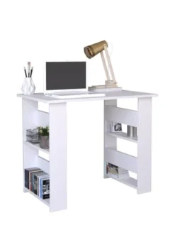 VCM. - My Office Holz Schreibtisch Computertisch Arbeitstisch Bürotisch Büro Tisch Efilo Gesamt: Breite 90cm, Höhe 74cm, Tiefe 56cm