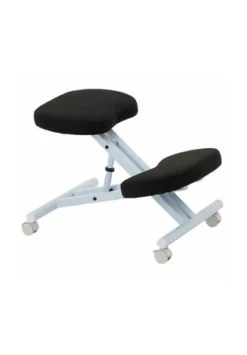 IDIMEX Kniestuhl WOLFGANG In Versch. Farben ROBERT Weiß/ Schwarz