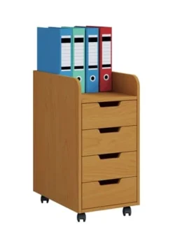 VCM. - My Office Rollcontainer Beistellcontainer Bürocontainer Rollen Rollbar Schublade KonalMini Gesamt: Breite 33cm, Höhe 65cm, Tiefe 40cm