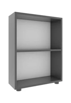 VCM. - My Office Holz Büroregal Stand Regal Bücherregal Deko Bücher Standregal Bulas 2 Fächer Gesamt: Breite 49cm, Höhe 74cm, Tiefe 32cm -Wohn Esszimmer Geschaft unnamed file 869