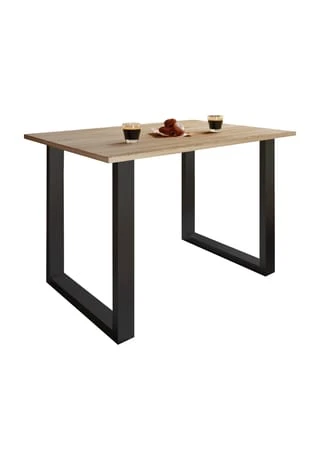 VCM. - My Home Premium Holz Esstisch Küchentisch Speisetisch Tisch Xona U Schwarz 1 VCM. - My Home Premium Holz Esstisch Küchentisch Speisetisch Tisch Xona U Schwarz