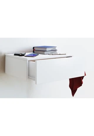 VCM. - My Home Holz Dielenmöbel Flurregal Dekoregal Wandboard Wandregal Wandschublade Blado-1 Weiß 2 VCM. - My Home Holz Dielenmöbel Flurregal Dekoregal Wandboard Wandregal Wandschublade Blado-1 Weiß – Bild 2